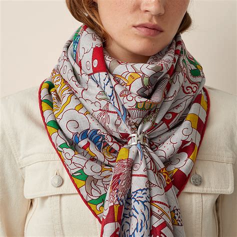 hermes scarf styles